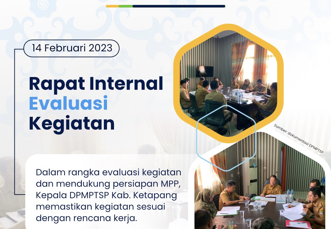 RAPAT INTERNAL EVALUASI KEGIATAN